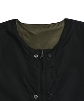 NON DOWN MILITARY REVERSIBLE M65 LINER W-ZIP JKT (HARD SHELLxSHOFT SHELL)