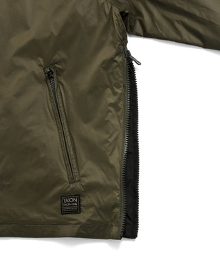NON DOWN MILITARY REVERSIBLE M65 LINER W-ZIP JKT (HARD SHELLxSHOFT SHELL)