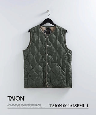MILITARY CREW NECK DOWN VEST