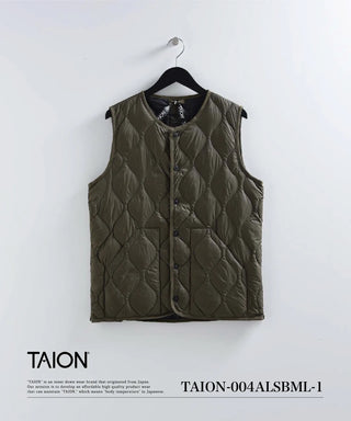 MILITARY CREW NECK DOWN VEST