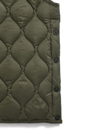 MILITARY CREW NECK DOWN VEST (Soft Shell)