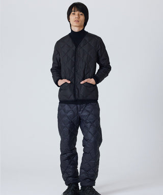 BLACK／Model Height 178cm／Wearing Size M＊Down Pants（TAION-130PTCI）