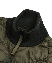 MILITARY HI NECK KNIT＋DOWN (Soft Shell)