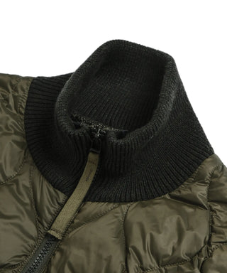 MILITARY HI NECK KNIT＋DOWN  （SOFT SHELL）