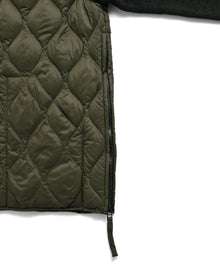 MILITARY HI NECK KNIT＋DOWN (Soft Shell)
