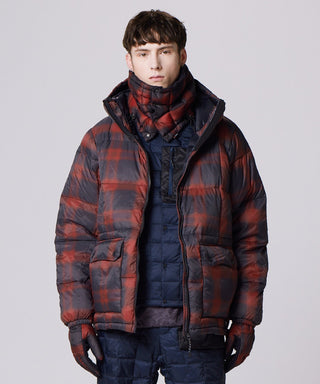 CHECK(BLK/RED)／Model Height 178cm／Wearing Size M