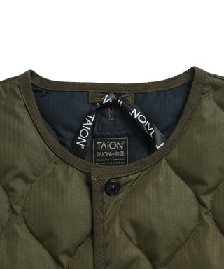 UNISEX MILITARY CREW NECK DOWN JKT