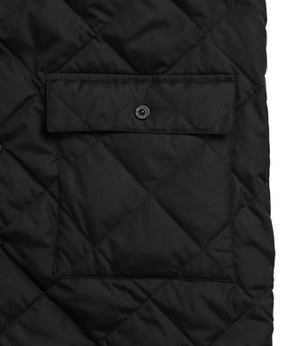 City Piping Hood Long Down Coat