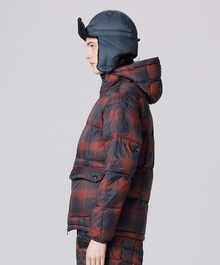 CHECK(BLK/RED)／Model Height 169cm／Wearing Size XS