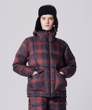 CHECK(BLK/RED)／Model Height 169cm／Wearing Size XS