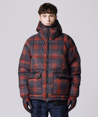 CHECK(BLK/RED)／Model Height 178cm／Wearing Size M