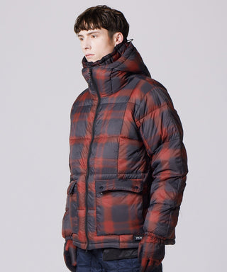 CHECK(BLK/RED)／Model Height 178cm／Wearing Size M