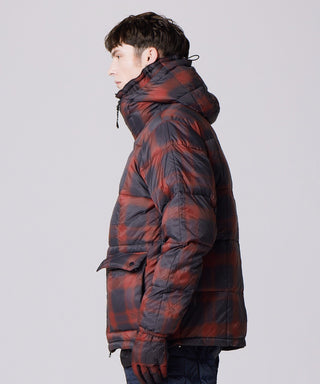 CHECK(BLK/RED)／Model Height 178cm／Wearing Size M