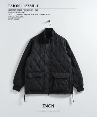 MILITARY LIB HI NECK DOWN JKT