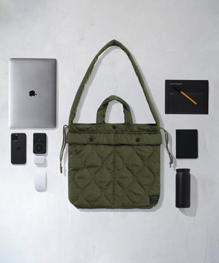 MILITARY DOWN HELMET SHOULDER BAG