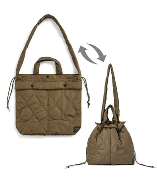 MILITARY DOWN HELMET SHOULDER BAG