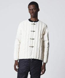REVERSIBLE CHINA BUTTON INNER DOWN JACKET