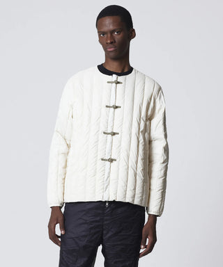 REVERSIBLE CHINA BUTTON INNER DOWN JACKET