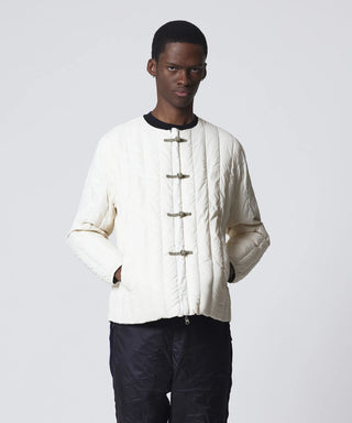 REVERSIBLE CHINA BUTTON INNER DOWN JACKET