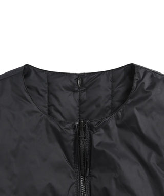 REVERSIBLE CHINA BUTTON INNER DOWN JACKET