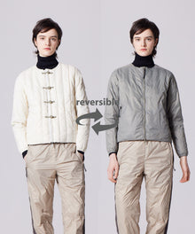 OFF WHITE×SAGE／Model Height 169cm／Wearing Size XS