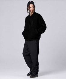 REVERSIBLE MA-1 FAUX WOOL DOWN JACKET
