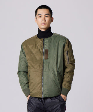 CRZY OLIVE×BK（OUTER SIDE）／Model Height 180cm／Wearing Size M