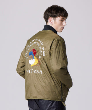 OLIVE（INNER SIDE）／Model Height 178cm／Wearing Size M