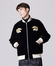BK×NVY（OUTER SIDE）／Model Height 178cm／Wearing Size M