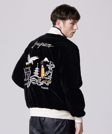 BK×NVY（OUTER SIDE）／Model Height 178cm／Wearing Size M