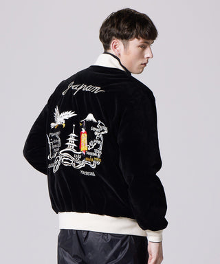 BK×NVY（OUTER SIDE）／Model Height 178cm／Wearing Size M