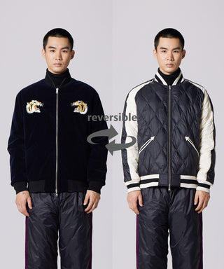 D.NAVY×BLACK／Model Height 180cm／Wearing Size M