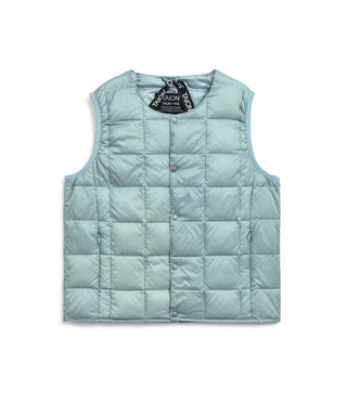 KIDS CREW NECK BUTTON DOWN VEST（PASTEL）