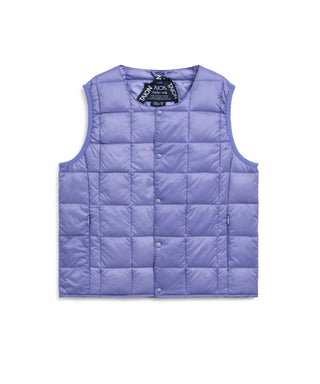 KIDS CREW NECK BUTTON DOWN VEST（PASTEL）