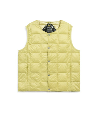 KIDS CREW NECK BUTTON DOWN VEST（PASTEL）