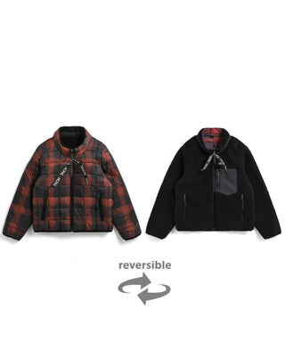 color_CHECK(BLK/RED)×BLACK