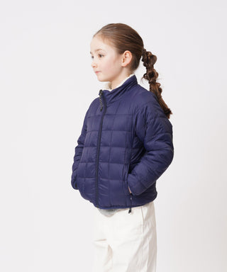 NAVY×IVORY／Model Height 130cm／Wearing Size 130（Down Side）