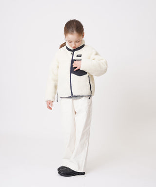 NAVY×IVORY／Model Height 130cm／Wearing Size 130（BOA SIDE）