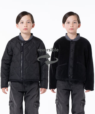 BLACK×BLACK／Model Height 132cm／Wearing Size 140