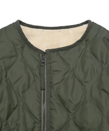 KIDS MILITARY RIVERSIBLE “CREW NECK” DOWN JKT (Hard Shell)