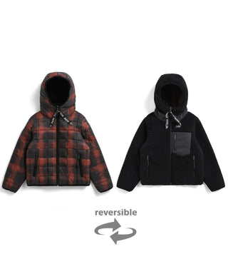 color_CHECK(BLK/RED)×BLACK