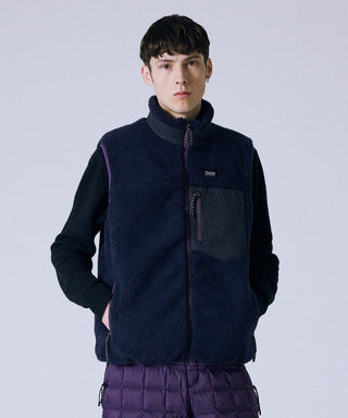 D.PURPLE×NAVY／Model Height 178cm／Wearing Size M