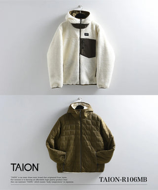 ”DOWN × BOA”REVERSIBLE HOODIE