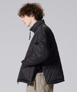 BLACK×BLACK（DOWN SIDE）／Model Height 183cm／Wearing Size M