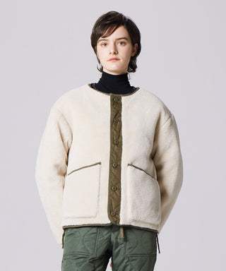 D.OLIVE×CREAM（BOA SIDE）／Model Height 169cm／Wearing Size XS