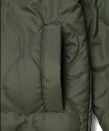 UNISEX MILITARY RIVERSIBLE CREW NECK DOWN JKT (Hard Shell)