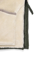 UNISEX MILITARY RIVERSIBLE CREW NECK DOWN JKT (Hard Shell)