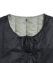 REVERSIBLE CHINA BUTTON INNER DOWN VEST