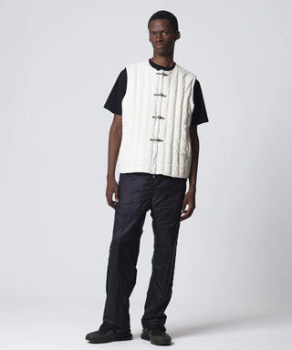 OFF WHITE×SAGE／Model Height 182cm／Wearing Size M