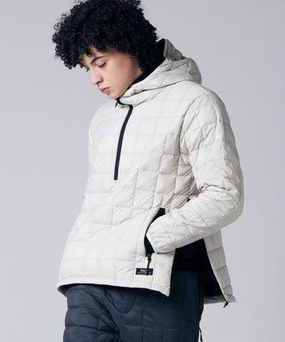 MOUNTAIN W-ZIP PULL-OVER LIGHT DOWN HOODIE (800FP)